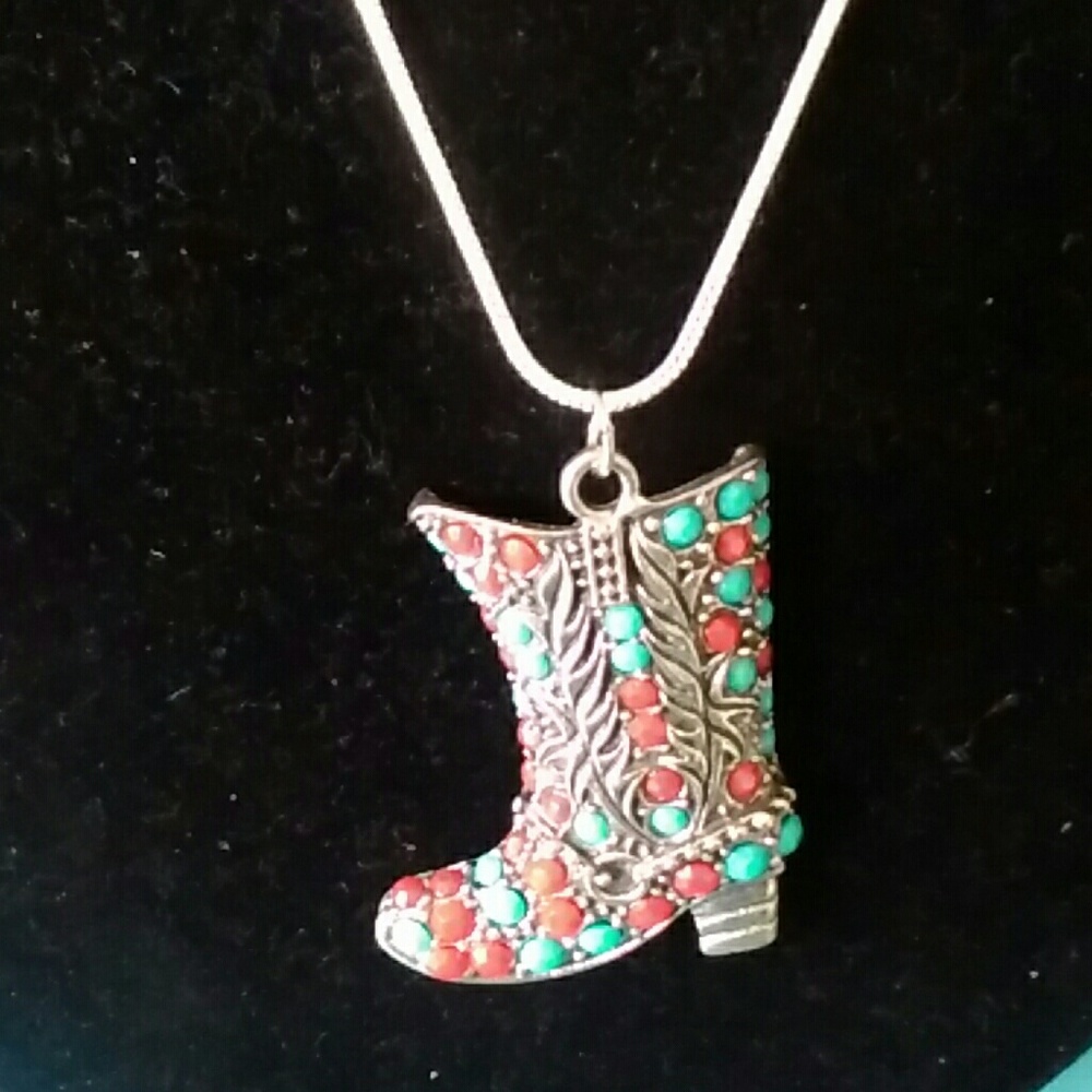 Southwest unisex booth necklace chain